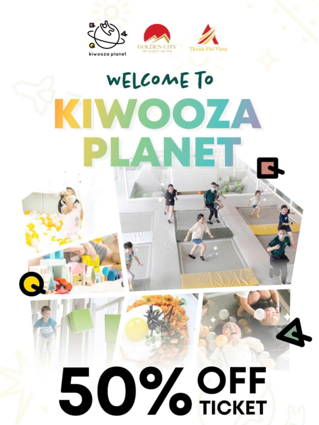 Golden City bắt tay cùng Kiwooza: Tặng ngay 200 voucher vui chơi học tập chuẩn Hàn Quốc cho bé yêu